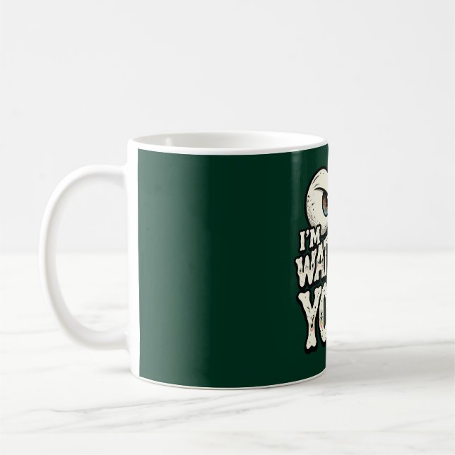 Funny "I'M WATCHING YOU" Retro Eyes Coffee Mug - O Kaffeetasse (Links)