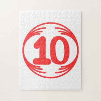 Funny Image inmitten eines lustigen Designs Puzzle
