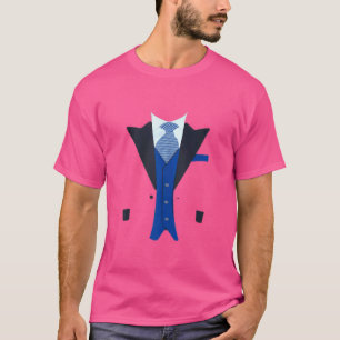 Funny Imitats Fake Tuxedo Anzug top mit Vest und K