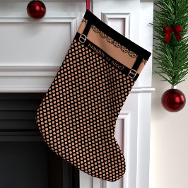 Funny Imitats Fishnet Strumpfhosiery Naughty oder  Großer Weihnachtsstrumpf