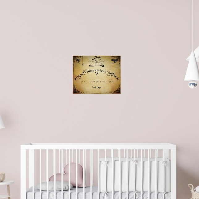 Funny Imitats Oija Brettposter Poster (Kinderzimmer 2)