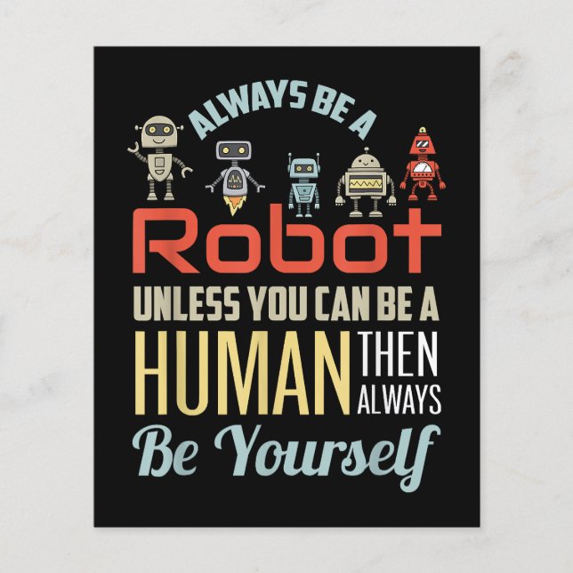 Funny immer ein Roboter sein, wenn Sie nicht ein M (Vorderseite)