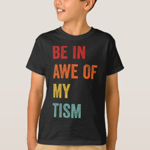 Funny in Awe meines Tismus Autismus Awareness Retr T-Shirt