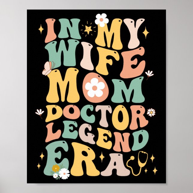 Funny in meiner Ehefrau Mama Doktor Legend Era Gro Poster (Vorne)