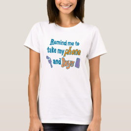 Funny Inattentive ADHD Forgetfulness Reminder T-Shirt