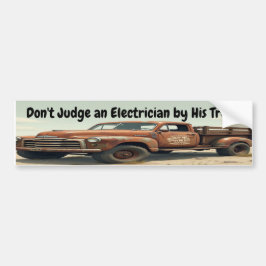 Funny Independent Tradesperson Bumper Sticker Autoaufkleber