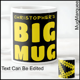 Funny Individuelle Name Big Tasse Kaution Tape 002