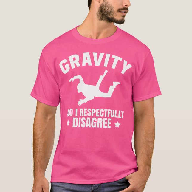 Funny Indoor Skydiving T-Shirt (Vorderseite)