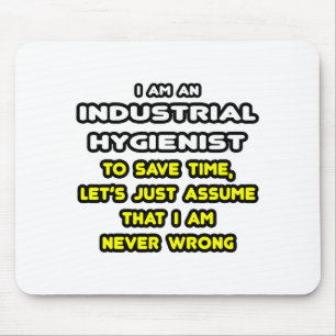 Funny Industrial Hygienic T - Shirt und Geschenke Mousepad