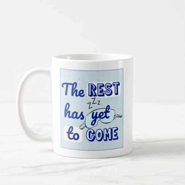 Funny Insomnia Sleep Deprived New Parent Joke Gift Kaffeetasse (Links)