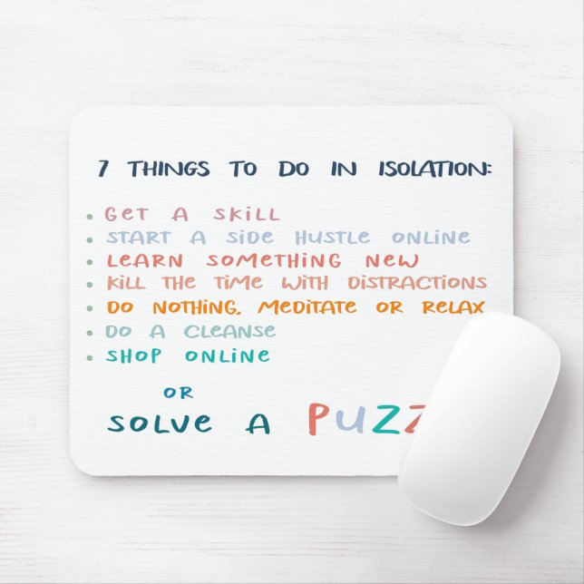 Funny inspiiriririririrational motivierend Typogra Mousepad (Mit Mouse)