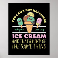 Funny Inspiration Ice Creme Life Zitat Sommer