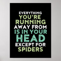 Funny Inspiration und Motivierend Zitat Poster