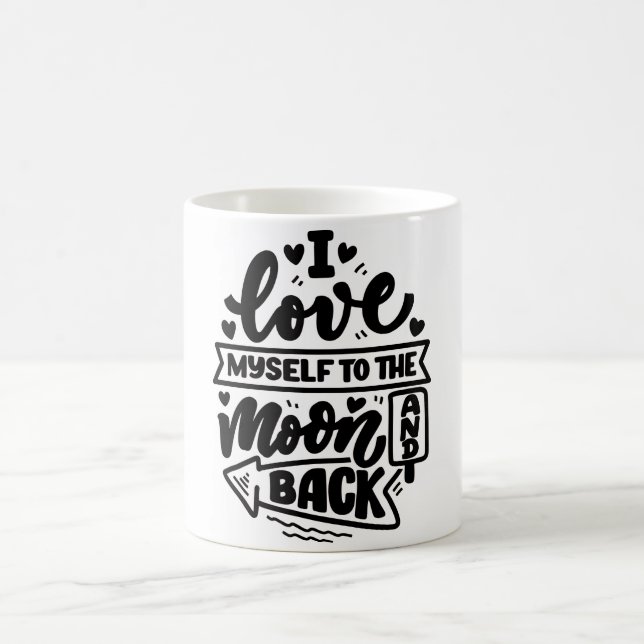Funny Inspirational Calligraphy Classic Tasse (Mittel)
