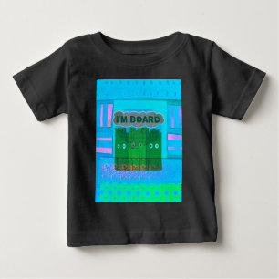 Funny Inspirational Graphic: Ich bin gelangweilt v Baby T-shirt