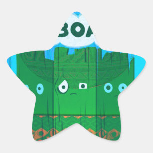 Funny Inspirational Graphic: Ich bin gelangweilt v Stern-Aufkleber