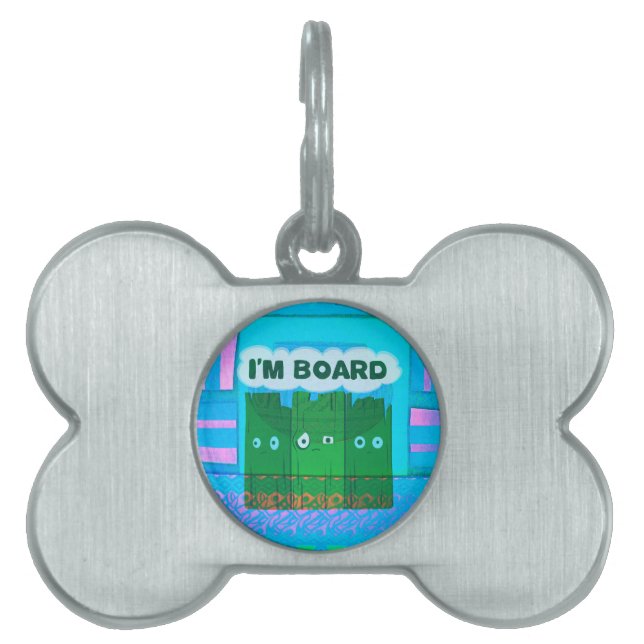 Funny Inspirational Graphic Ich langweile mich Tex Tiermarke (Vorderseite)