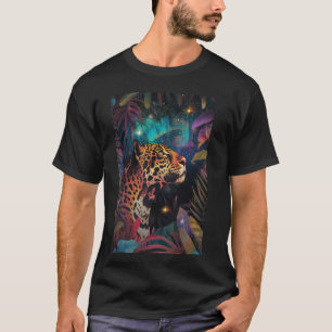 Funny Inspirational Jaguar Art Vintag Graphic Ret T-Shirt