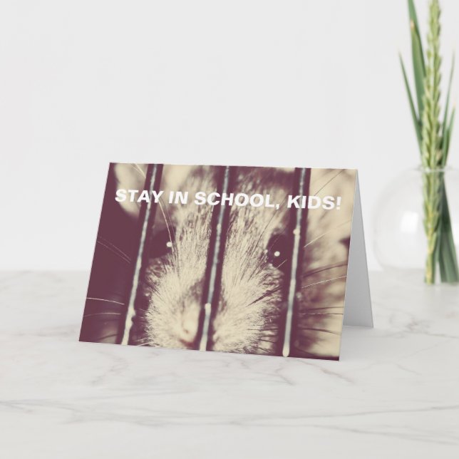 Funny Inspirational Rat Karte (Vorderseite)