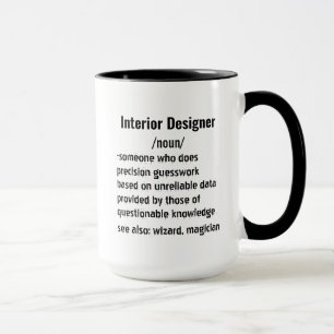 Funny Interior Designer Definition Geschenke Fraue Tasse