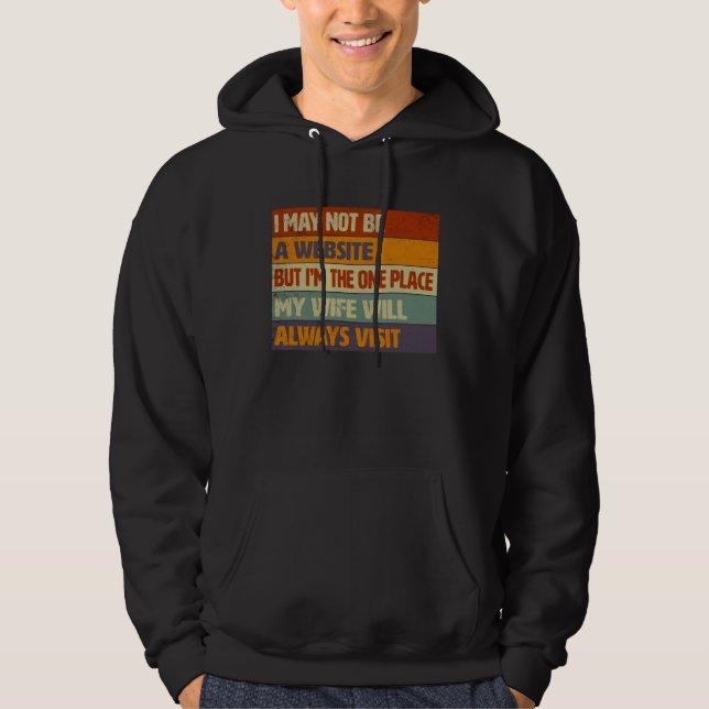 Funny Internet Husband, Humor Quote For Him Hoodie (Vorderseite)