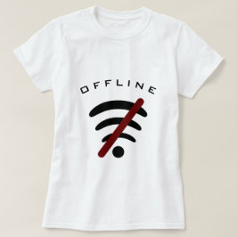 Funny Internet T - Shirt Offline - Benutzerdefinie