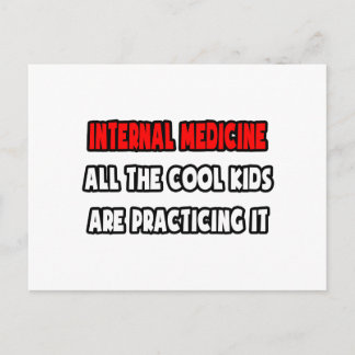 Funny Internist Shirts und Geschenke Postkarte