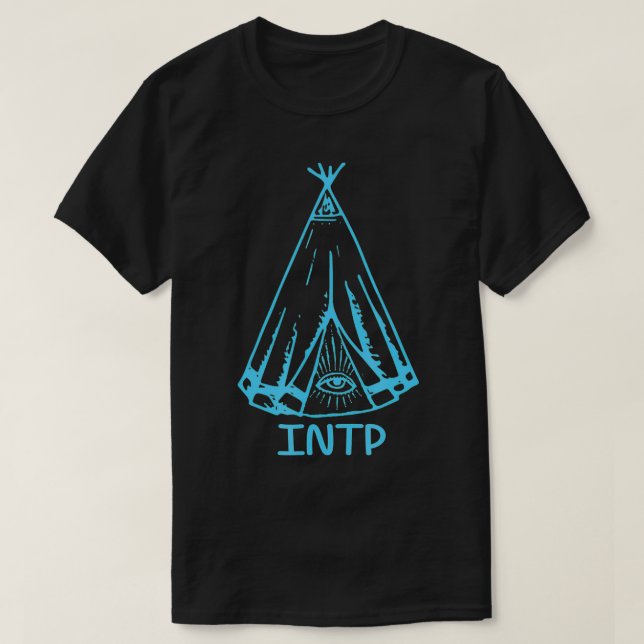 Funny INTP Auge in TeePee T-Shirt (Design vorne)
