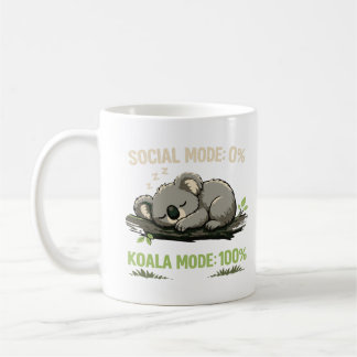 Funny Introvert Koala Coffee Mug Kaffeetasse