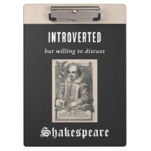 Funny Introvert Spaß Cool Shakespeare Themed