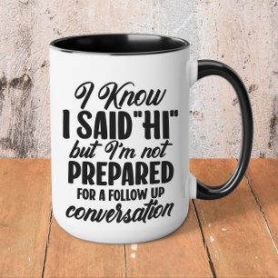Funny Introvert Tasse