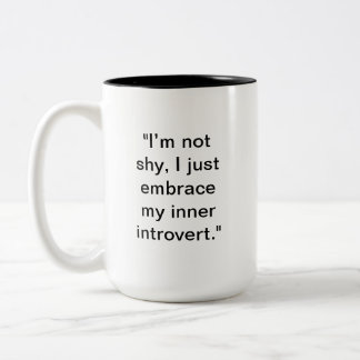 Funny Introvert Tasse | Individuelle Name-Geschenk