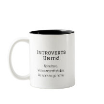 Funny Introverts vereinigt humorvolles Zitat
