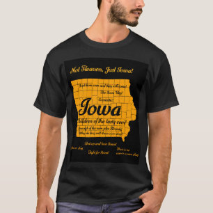 Funny Iowa Design T-Shirt
