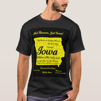 Funny Iowa Kartendesign T-Shirt