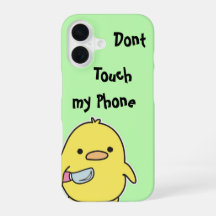 Funny iPhone Case - Touch mein Telefon nicht!