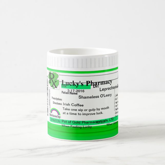 Funny Irish Coffee Tasse (Mittel)