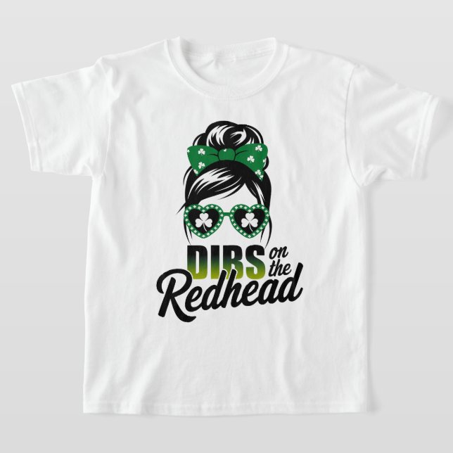 Funny Irish Girl St Patricks Day Kleeblatt T-Shirt (Ablage )