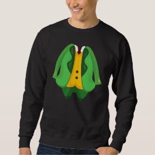 Funny Irish Leprechaun Kostüm Anzug Tuxedo St Patr Sweatshirt
