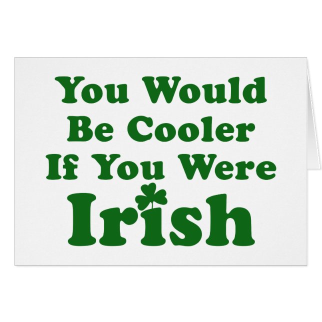 Funny Irish Sprichwort (Vorderseite (Horizontal))