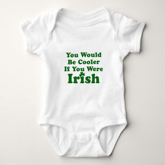 Funny Irish Sprichwort Baby Strampler (Vorderseite)