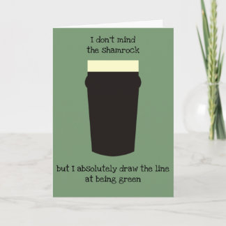 Funny Irish St. Patrick's Day Card Karte