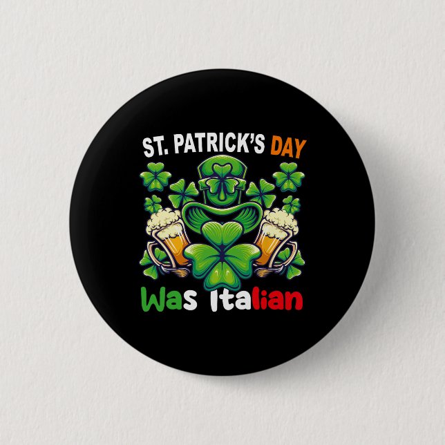 Funny Irish St Patricks Day Women Men Appa Button (Vorderseite)