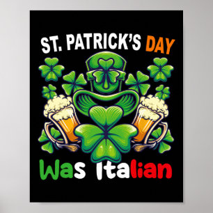 Funny Irish St Patricks Day Women Men Appa Poster