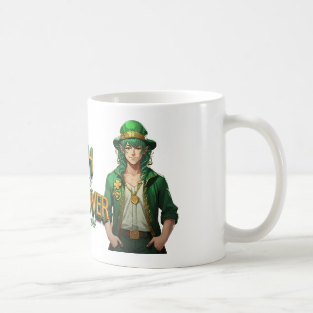 Funny Irish Today Hunger Morgen Kaffeetasse (Rechts)