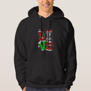 Funny Irish Wolfhound Dog Tree Weihnachtsbeleuchtu Hoodie