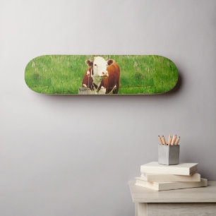 Funny Ironic Cow 4Andre Skateboard