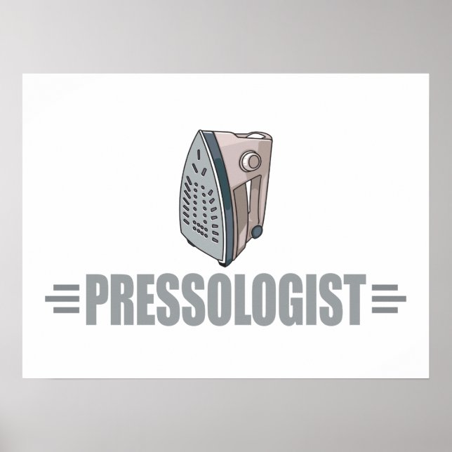 Funny Ironing Poster (Vorne)