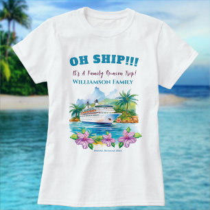 Funny Island Cruise Ship Family Wiedersehen T-Shirt
