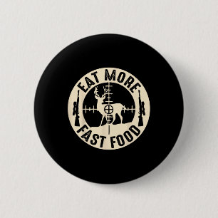 Funny isst schneller als Futter Hirschjagd Button